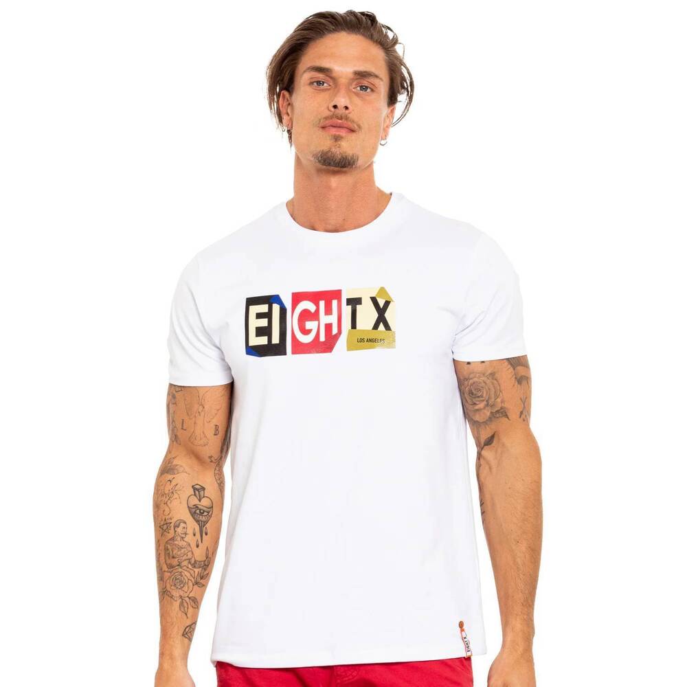 NEW EIGHT X folds street t-shirt in white